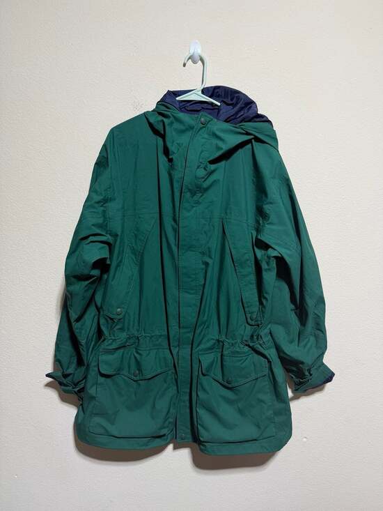 Eddie Bauer Other - Vintage Eddie Bauer Men's Gore-Tex Hooded Mountain Parka Jacket Green XL